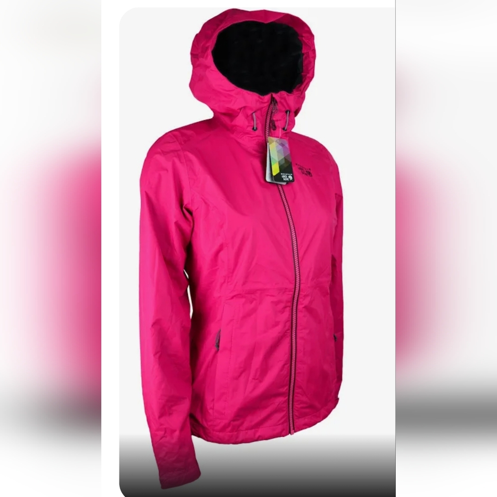 Mountain HardWear, Pink Women's rain Jacket Medium!